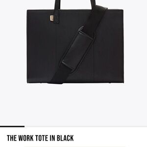 BEIS Black Work Tote Bag
